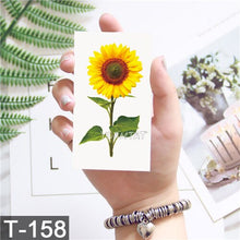 Load image into Gallery viewer, 25 Pattern Children Cartoon Temporary Tattoo Stickers Fruit Flower Planet Watercolor Tattoo Kids Body Art Drawing Tatoo