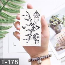Load image into Gallery viewer, 25 Pattern Children Cartoon Temporary Tattoo Stickers Fruit Flower Planet Watercolor Tattoo Kids Body Art Drawing Tatoo