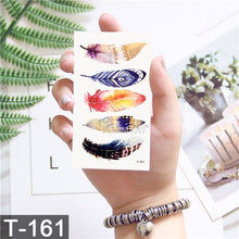 Load image into Gallery viewer, 25 Pattern Children Cartoon Temporary Tattoo Stickers Fruit Flower Planet Watercolor Tattoo Kids Body Art Drawing Tatoo