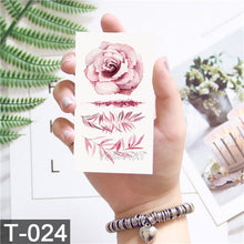 Load image into Gallery viewer, 25 Pattern Children Cartoon Temporary Tattoo Stickers Fruit Flower Planet Watercolor Tattoo Kids Body Art Drawing Tatoo