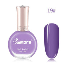 Load image into Gallery viewer, 12ml Healthy &amp; Environmentally Friendly Nail Polish Unscented And Long-lasting Water-based Nails Art Color Polish TSLM2
