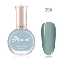 Load image into Gallery viewer, 12ml Healthy &amp; Environmentally Friendly Nail Polish Unscented And Long-lasting Water-based Nails Art Color Polish TSLM2
