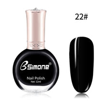 Load image into Gallery viewer, 12ml Healthy &amp; Environmentally Friendly Nail Polish Unscented And Long-lasting Water-based Nails Art Color Polish TSLM2
