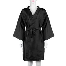 Load image into Gallery viewer, Hairdressing Kimono Gown Hair Shampoo Clothes Hairdresser Overalls Beauty Pro Salon Barber SPA Guest Bathrobe Gown peluqueria

