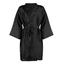 Load image into Gallery viewer, Hairdressing Kimono Gown Hair Shampoo Clothes Hairdresser Overalls Beauty Pro Salon Barber SPA Guest Bathrobe Gown peluqueria
