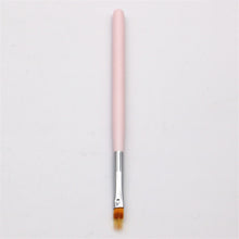 Load image into Gallery viewer, Nail Art Gradient Uneven Brush Pen Nylon Hair UV Gel Polish Drawing Painting Soft Brushes Wood Handle Transfer DIY Manicure Tool
