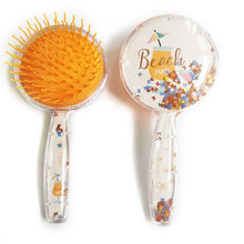 Load image into Gallery viewer, 1pc Cartoon Cute Sequins Fruit Round Anti-static Hair Brush Massage Comb Shower Wet Detangle Hair Brush Salon Hair Styling Tools
