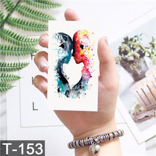 Load image into Gallery viewer, 25 Pattern Children Cartoon Temporary Tattoo Stickers Fruit Flower Planet Watercolor Tattoo Kids Body Art Drawing Tatoo
